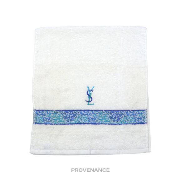 🔴 Yves Saint Laurent YSL Hand Towel - White - Picture 1 of 4